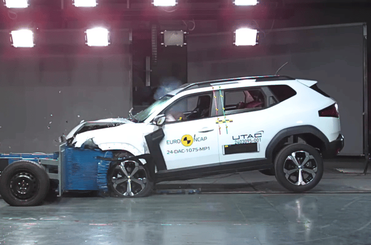 Renault Duster Euro NCAP crash test Renault Duster Euro NCAP crash test