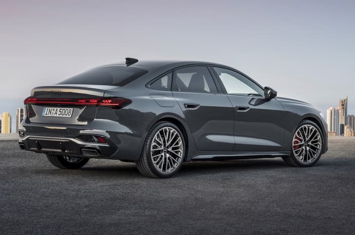 Audi A5 sedan rear Audi A5 sedan rear