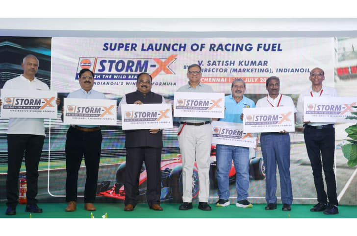 Indian Oil Storm X race fuel launched at Madras International Circuit