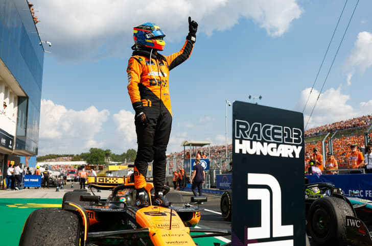 2024 F1 Hungarian GP winner Oscar Piastri