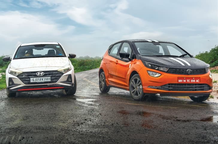 Tata Altroz Racer vs Hyundai i20 N Line Tata Altroz Racer vs Hyundai i20 N Line