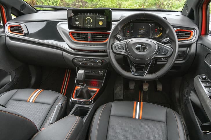 Tata Altroz Racer interior Tata Altroz Racer interior