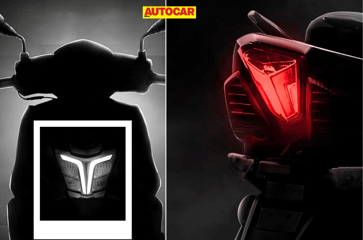 TVS Ntorq 125, headlight, taillight, teaser image.