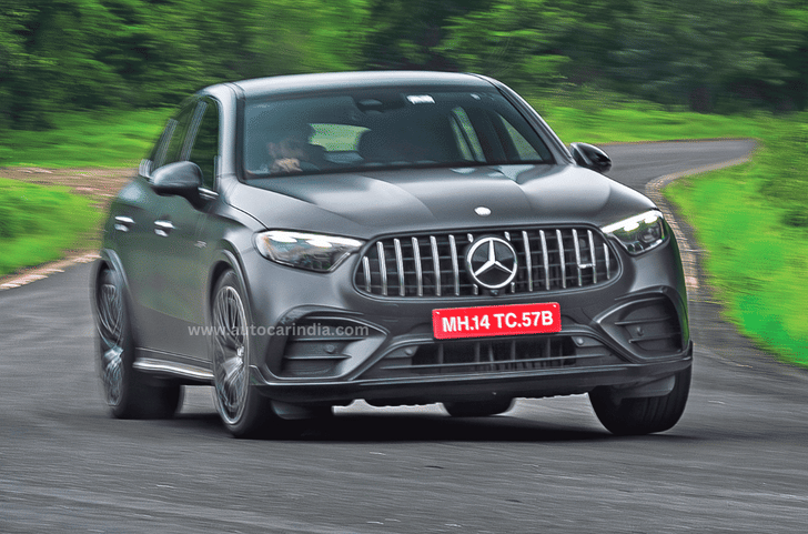 Mercedes AMG GLC 43 Coupe front quarter Mercedes AMG GLC 43 Coupe front quarter