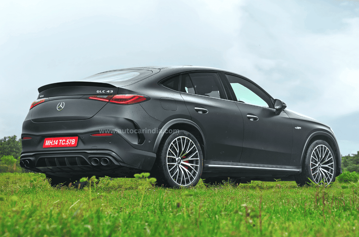 Mercedes AMG GLC 43 Coupe rear quarter Mercedes AMG GLC 43 Coupe rear quarter
