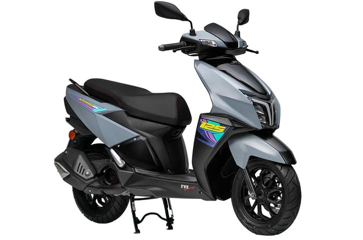 TVS Ntorq in Nardo Grey TVS Ntorq in Nardo Grey