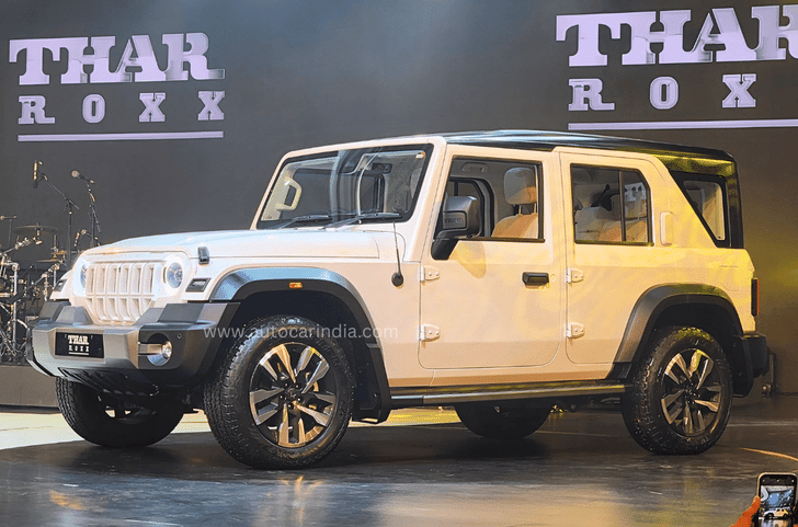Mahindra Thar Roxx white