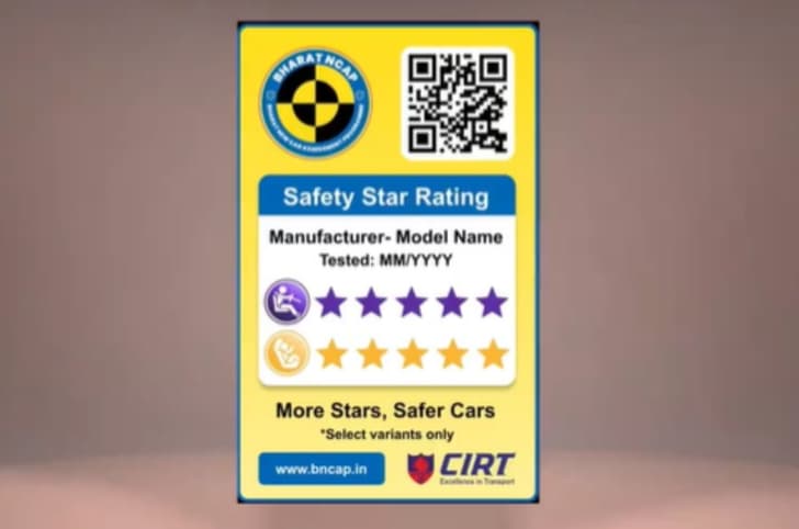 Bharat NCAP crash test rating