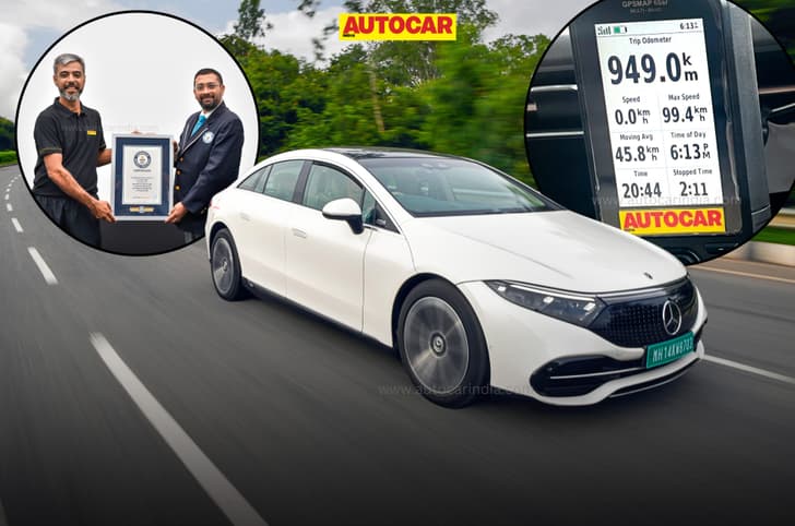 Autocar India sets new Guinness World Records title: longest distance in an EV on a single charge