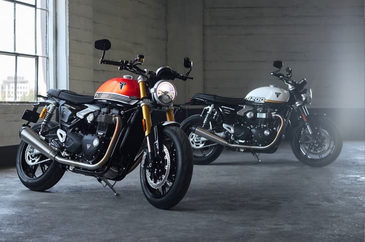 Updated Triumph Speed Twin 1200 duo revealed