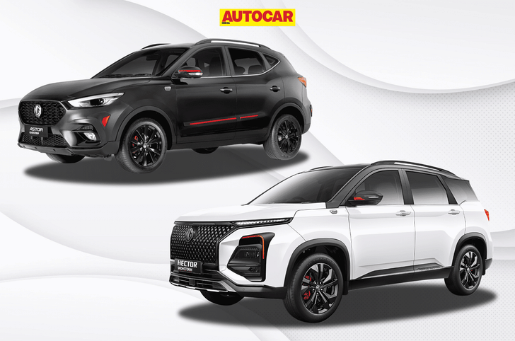 MG Hector Snowstorm, Astor Blackstorm editions launched