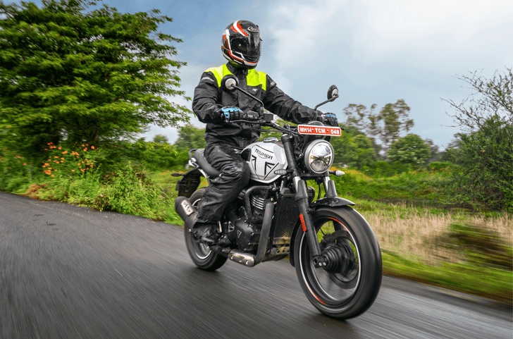 Triumph Speed T4 front tracking