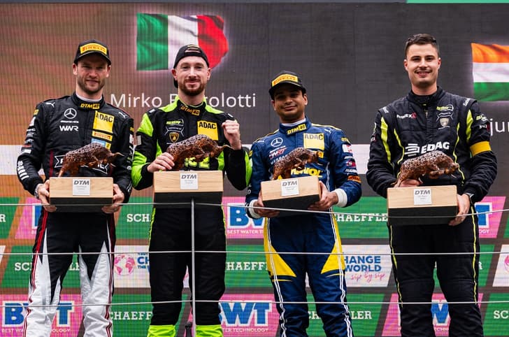 Arjun Maini DTM podium Red Bull Ring
