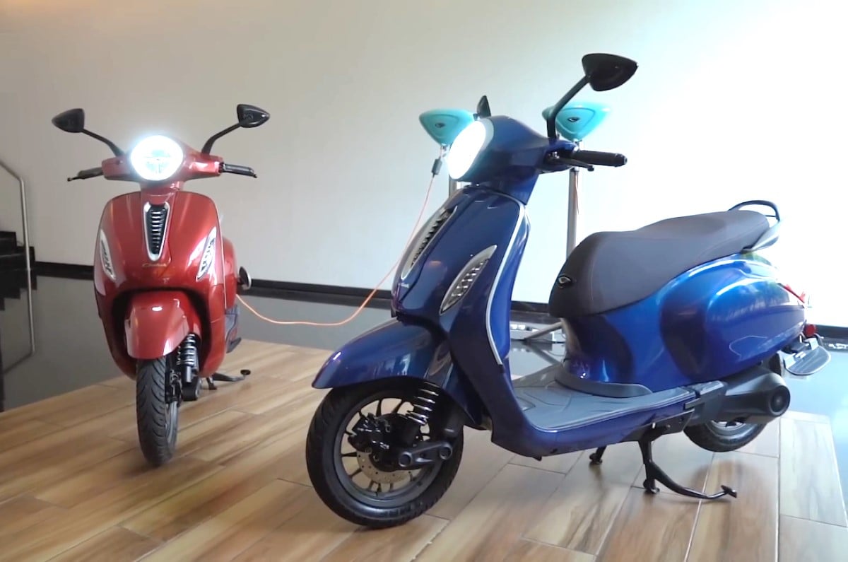 TVS iQube electric, Bajaj Chetak, Ola Electric, sales, EVs