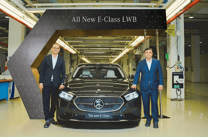 New Mercedes E-Class LWB India production begins ahead of October 9 launch