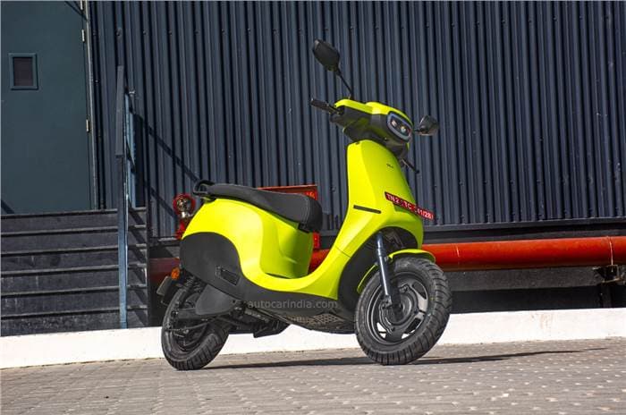 Static of Ola S1 scooter