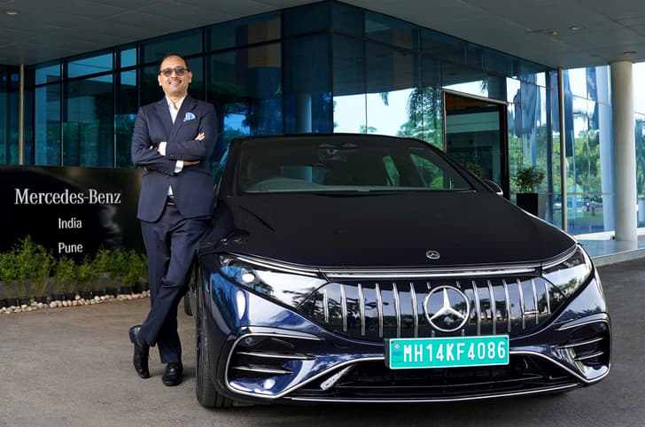 Mercedes EQS sedan, Santosh Iyer, Mercedes India CEO