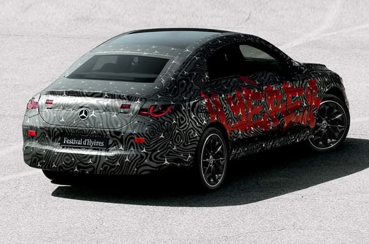 New Mercedes CLA rear New Mercedes CLA rear