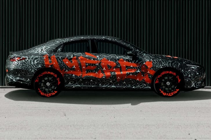 New Mercedes CLA side New Mercedes CLA side