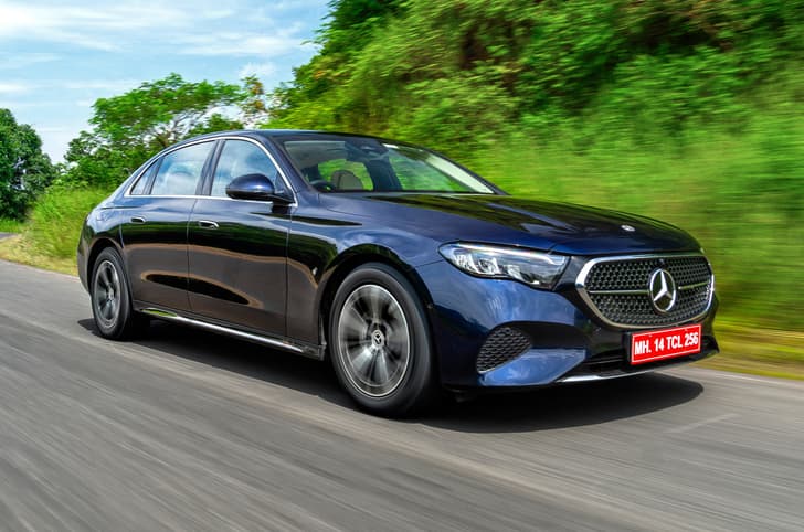 Mercedes E-Class front action Mercedes E-Class front action