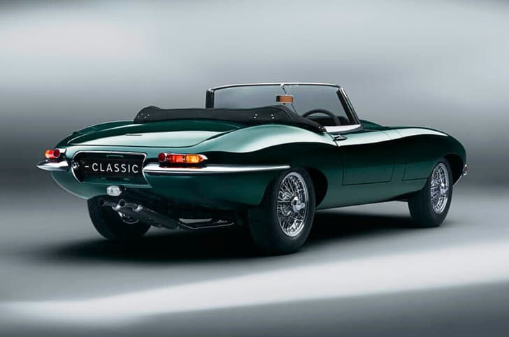 Jaguar E-Type Classic rear quarter Jaguar E-Type Classic rear quarter
