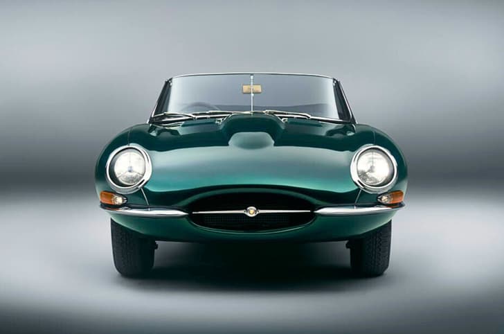 Jaguar E-Type Classic front Jaguar E-Type Classic front