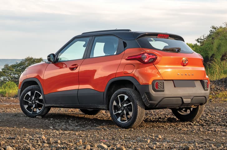 Tata Punch rear static Tata Punch rear static