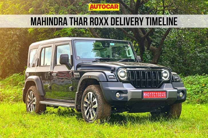 Mahindra Thar Roxx waiting period stretches up to mid-2026