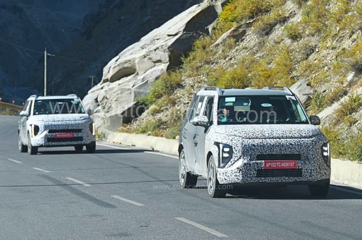 Kia Syros, Syros spied testing