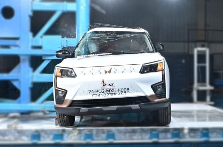 Mahindra XUV400 Bharat NCAP safety rating Mahindra XUV400 Bharat NCAP safety rating