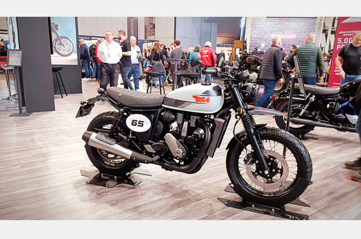 BSA B65 scrambler based on Gold Star 650 revealed