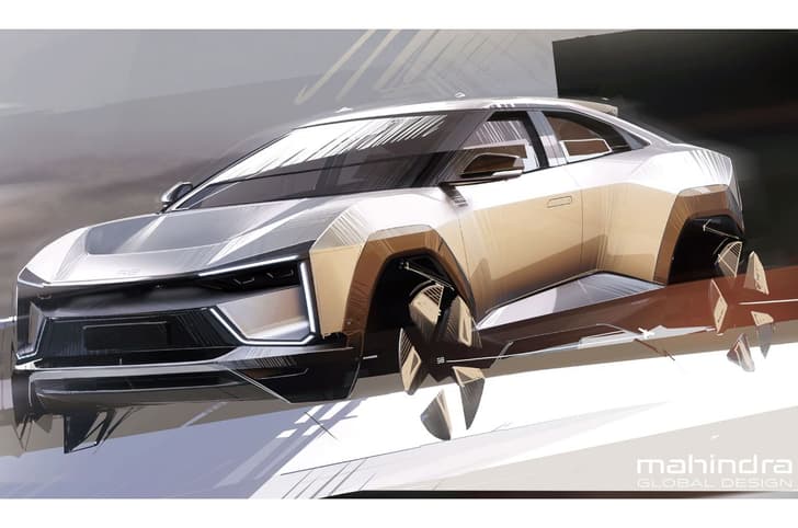 Mahindra BE 6e front quarter 