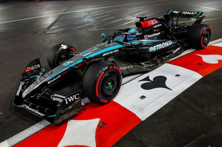 2024 F1 Las Vegas GP winner George Russell