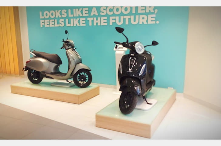 Bajaj Chetak showroom image Bajaj Chetak sales showroom image