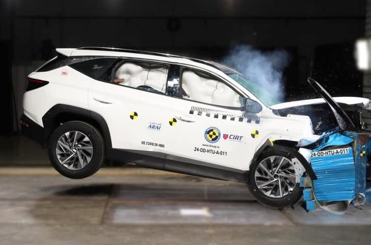 Hyundai Tucson BNCAP crash test result Hyundai Tucson BNCAP crash test result