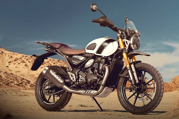 Triumph Scrambler 400 X gets free accessories worth Rs 12,500