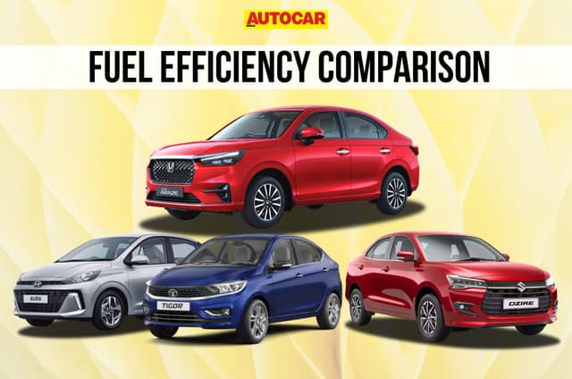 New Honda Amaze fuel efficiency compared with Dzire, Aura, Tigor 