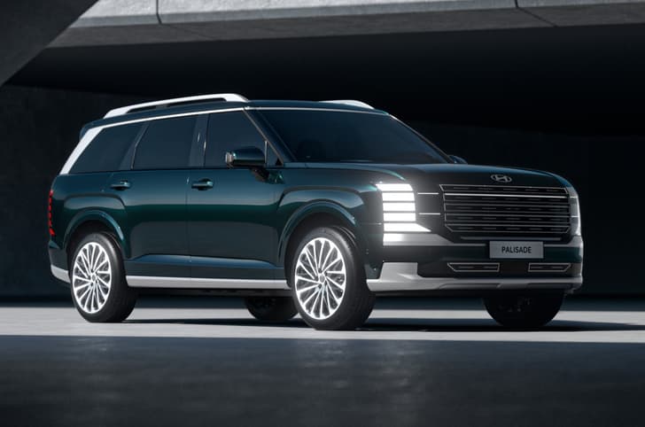 Hyundai Palisade front three-fourth static Hyundai Palisade front three-fourth