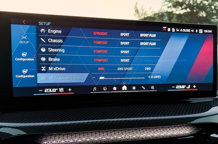 2024 BMW M4 Competition infotainment