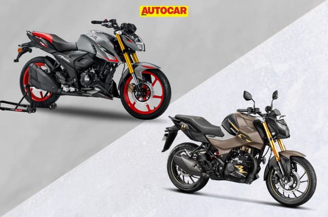 TVS Apache RTR 160 4V vs Hero Xtreme 160R 4V: price, specifications compared