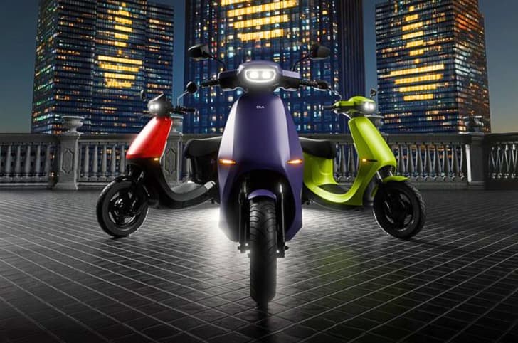 Ola S1 scooter static shot Ola S1 electric scooter sales, market share in India