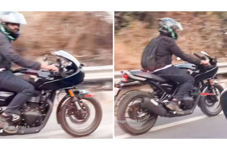 Triumph Thruxton 400 spotted testing, launch expected soon