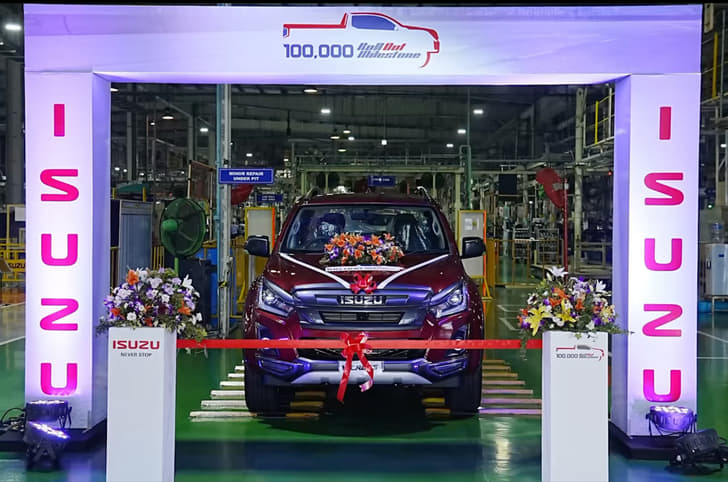 Isuzu India hits 1 lakh production milestone in 8 years