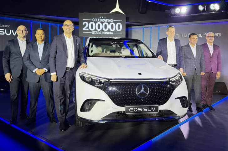 Mercedes EQS SUV 450 launched at Rs 1.28 crore