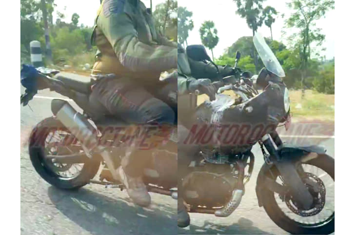 Royal Enfield Himalayan 750 spotted in India again