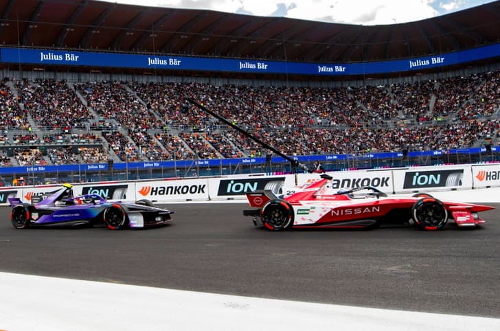 Nissan Porsche Formula E Mexico Nissan, Porsche at 2025 Formula E Mexico City E-Prix