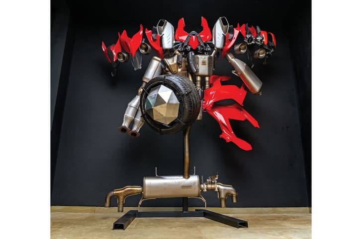 John Abraham’s automobile art