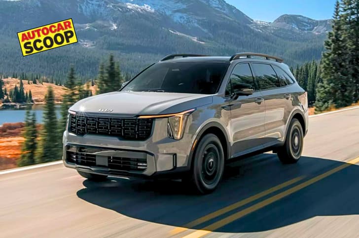 Kia three-row hybrid SUV India Kia three-row hybrid SUV India