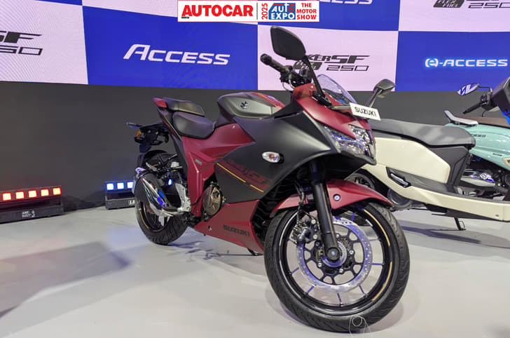 Suzuki Gixxer SF 250 Flex Fuel launched at Rs 2.17 lakh: Auto Expo 2025