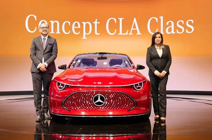 Mercedes CLA Concept Auto Expo 2025 Mercedes CLA Concept Auto Expo 2025